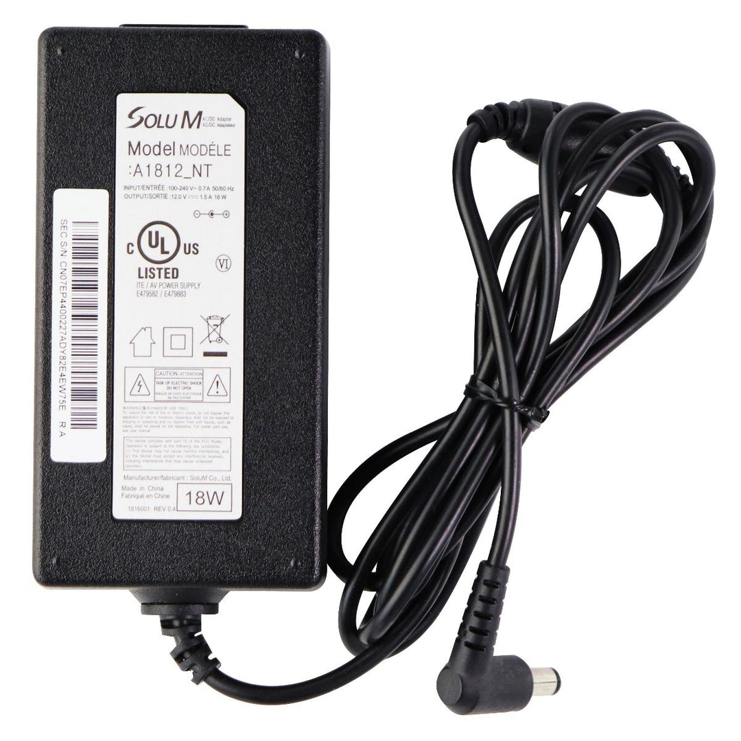 Solu M AC/DC Adapter (18-Watt) Power Supply (A1812_NT) / NO Power Cable Image 1