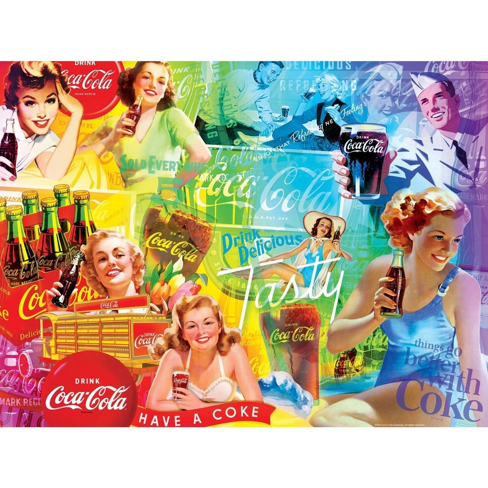 Coca-Cola - Rainbow 300 Piece EZ Grip Jigsaw Puzzle Image 2