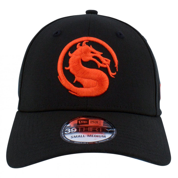 Mortal Kombat Logo Era 39Thirty Fitted Hat Image 2