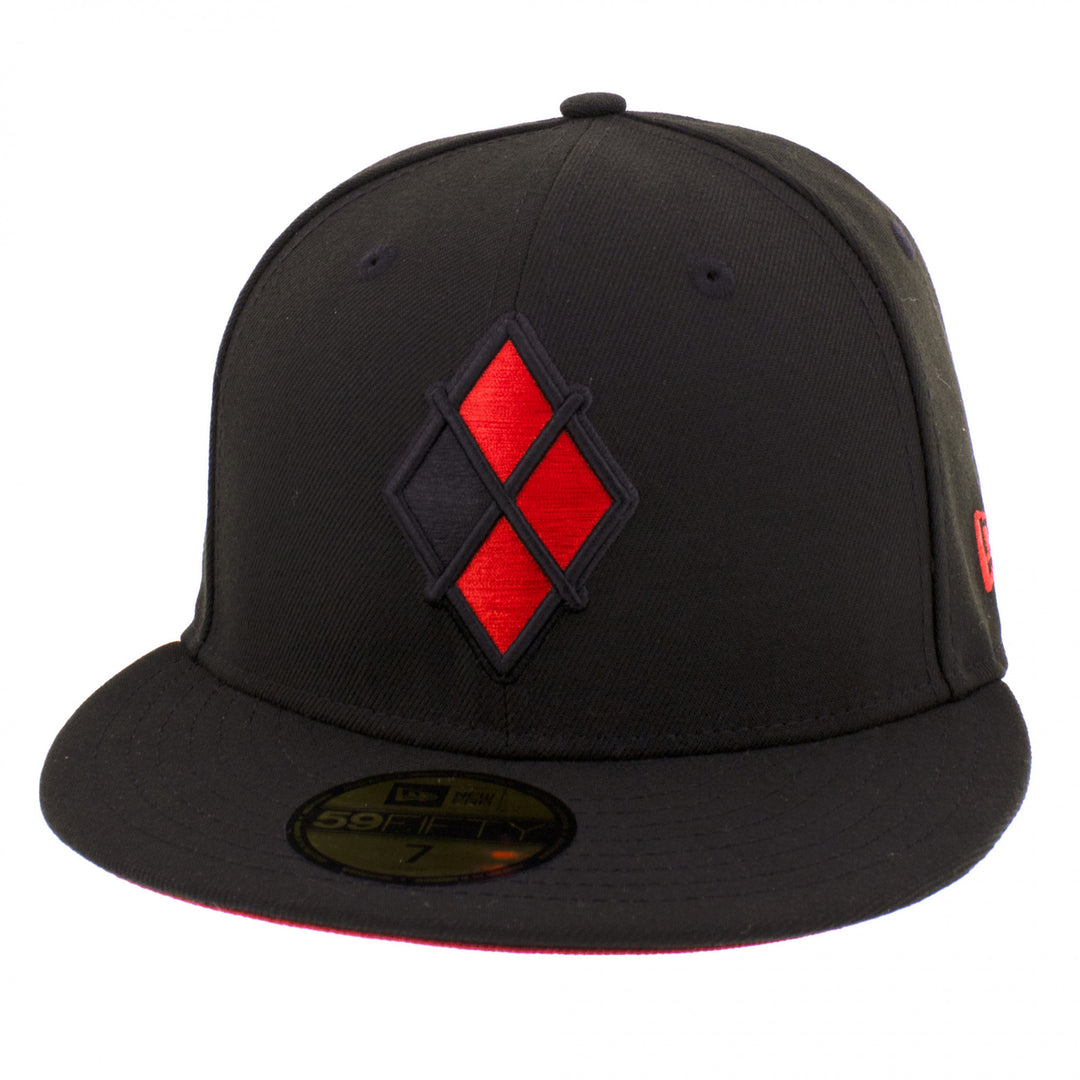 Harley Quinn Logo Era 59Fifty Fitted Hat Image 2