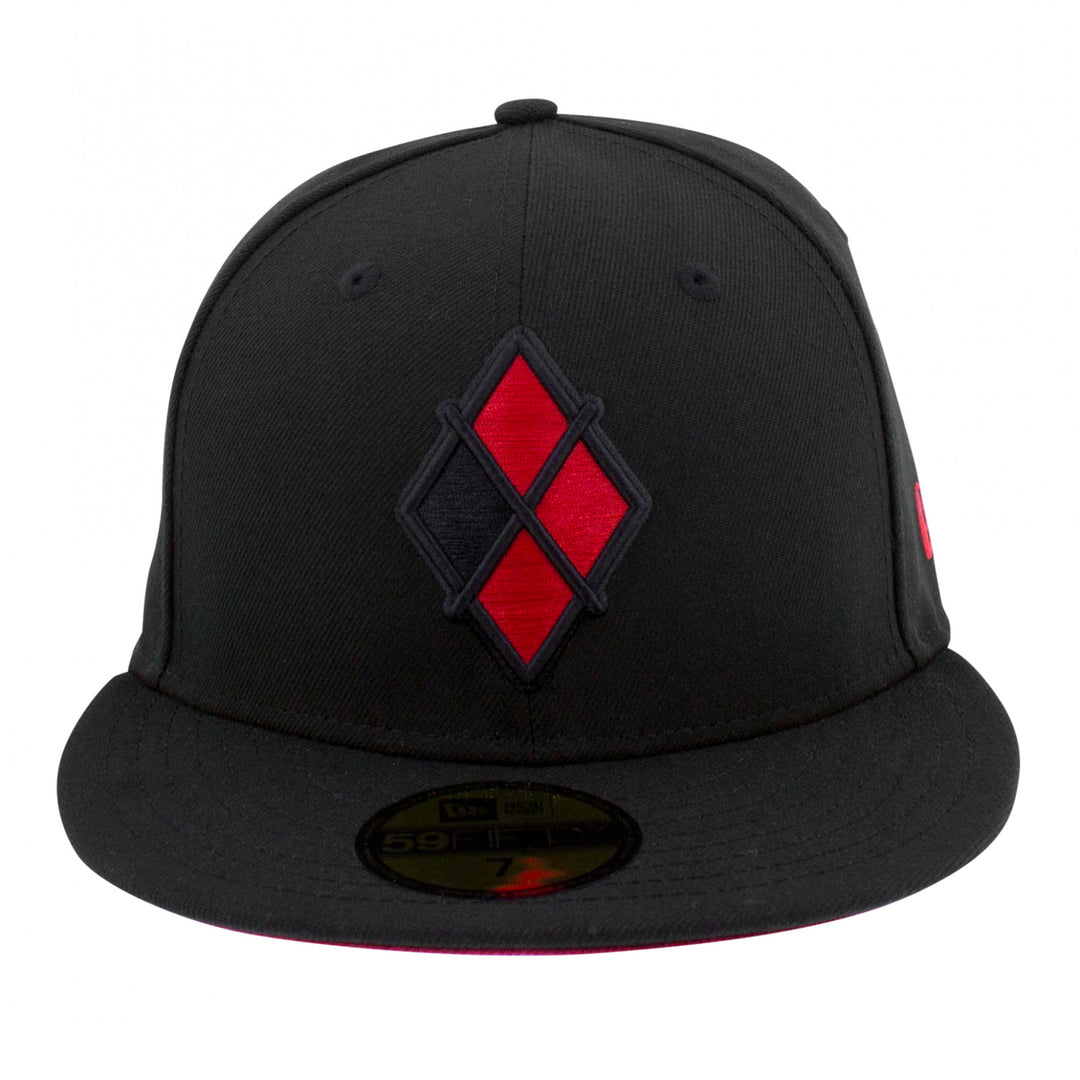 Harley Quinn Logo Era 59Fifty Fitted Hat Image 3