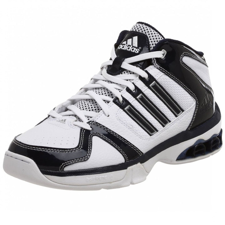 adidas Mens Fathom Basketball Shoe WHITE/METALLIC SILVER Image 1