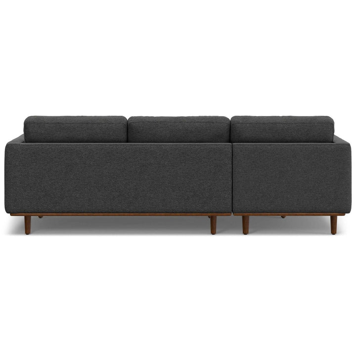 Morrison Left Sectional Sofa Woven-Blend Fabric L-Shaped Chaise Lounge Couch Image 8