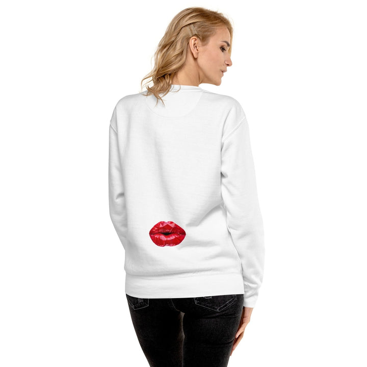 Sarcasmic Human Unisex Sweatshirt White Premium Fabric Soft Fleece Casual Wear Image 9