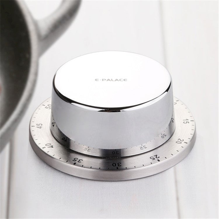 STC Magnet Timer Kitchen Stainless Steel Timer Creative Alarm Clock Mechanical Reminder Countdown Image 6