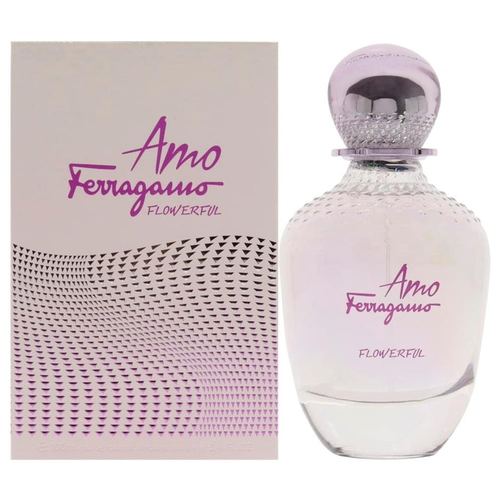 Salvatore Ferragamo Amo Flowerful EDT Perfume for Women 3.4 oz Floral Fruity Image 1