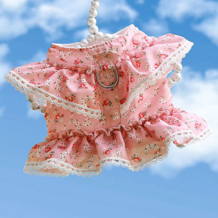 Cute Angel Wings Dog Harness Breathable Mesh Leash Set Small Dog Puppy Spring Summer Image 7