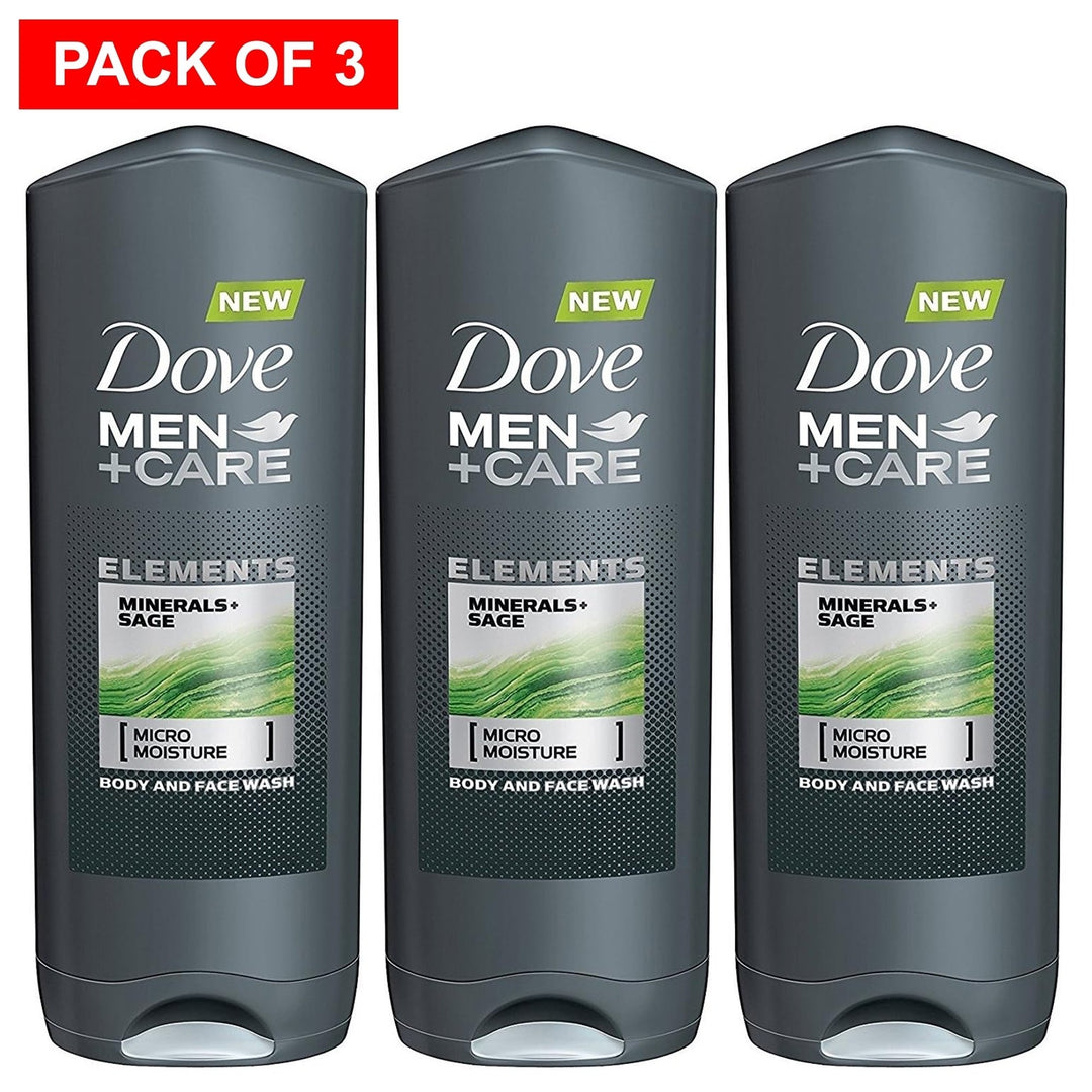 Dove Men+Care Elements Body WashMinerals and Sage13.5 Ounce (TRIPLE PACK) Image 1