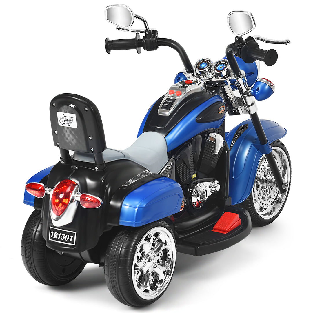 Costway 3 Wheel Kids Ride On Motorcycle 6V Battery Powered Electric Toy Image 3