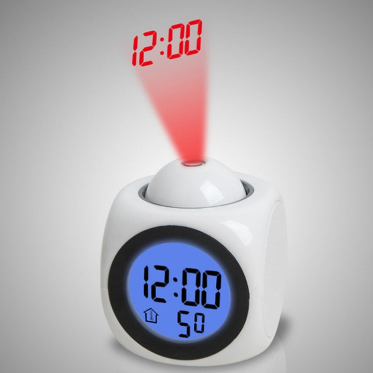 Multi-function LED Projection Alarm Clock Voice Talking Clock Image 1