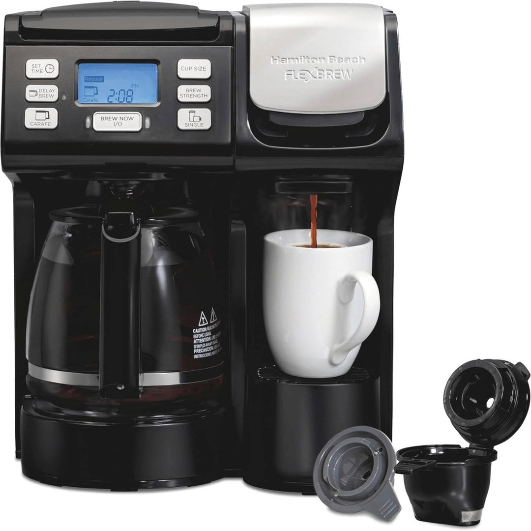 Hamilton Beach FlexBrew Trio K-Cup/12-Cup/Single Serve Coffee Maker Image 2