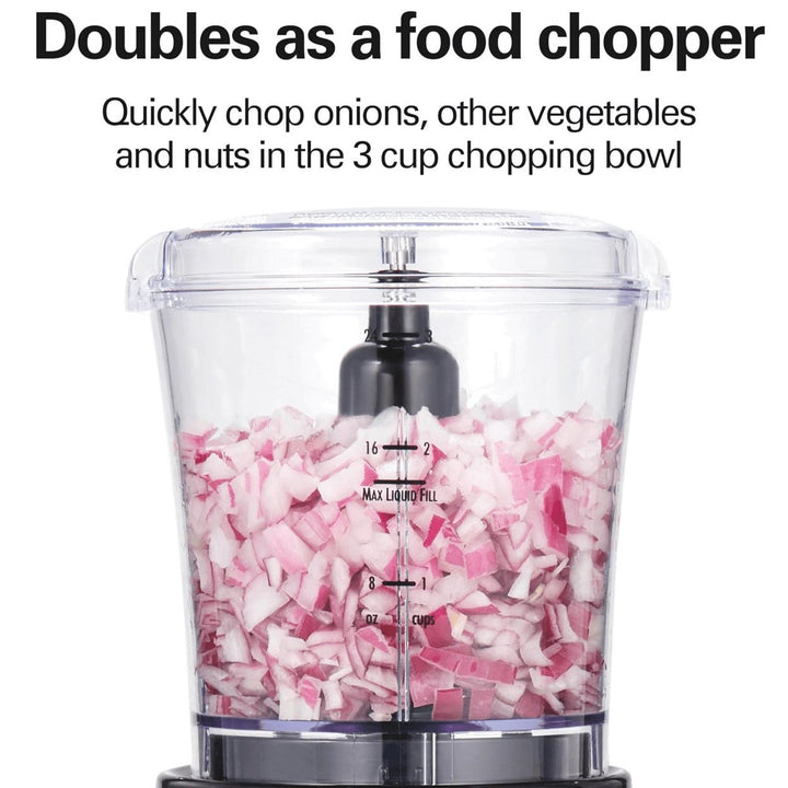 Hamilton Beach Power Elite Glass Jar Blender and Food Chopper Combo Image 4