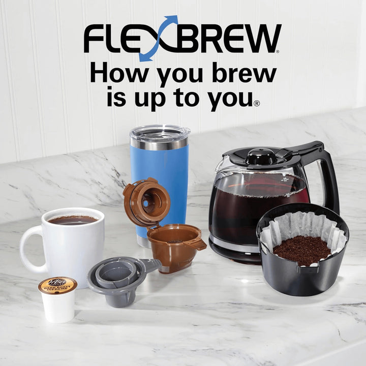 Hamilton Beach FlexBrew Trio K-Cup/12-Cup/Single Serve Coffee Maker Image 4