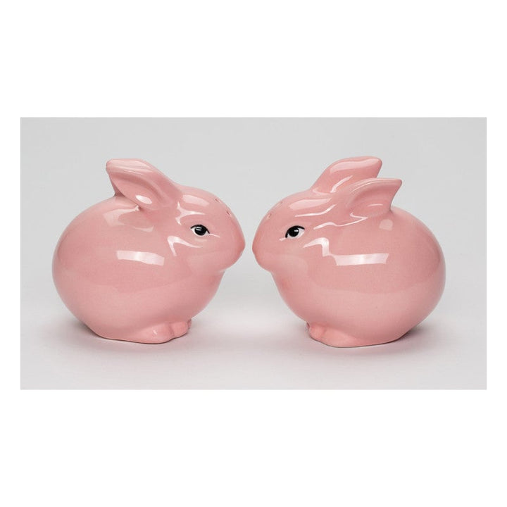 Ceramic Pink Bunny Rabbit Salt and Pepper Shakers , Image 3