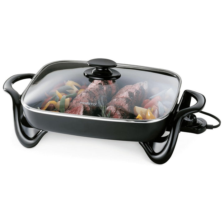 Presto 16-Inch Extra Large Non-Stick Skillet with Glass Lid Image 6