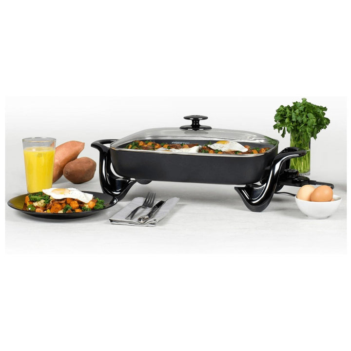 Presto 16-Inch Extra Large Non-Stick Skillet with Glass Lid Image 7