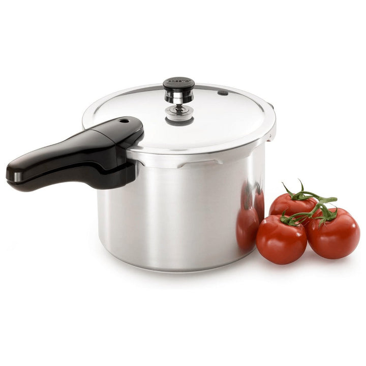 Presto 6-Quart Polished Aluminum Pressure Cooker Image 4