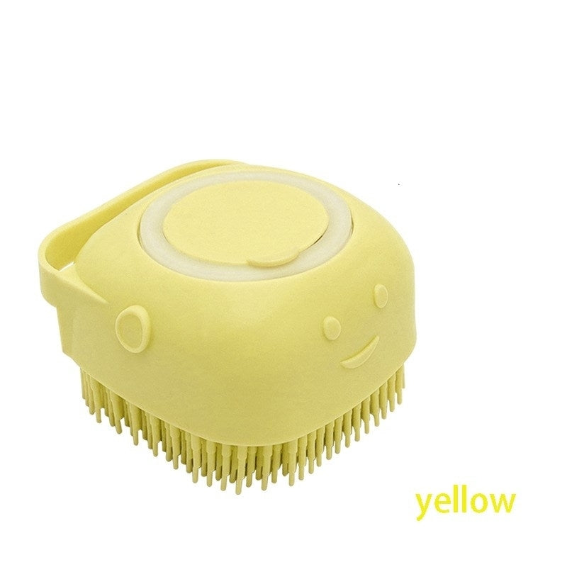 VZZ Bathroom Dog Cat Bath Massage Gloves Brush Soft Safety Silicone Pet Tool Image 6