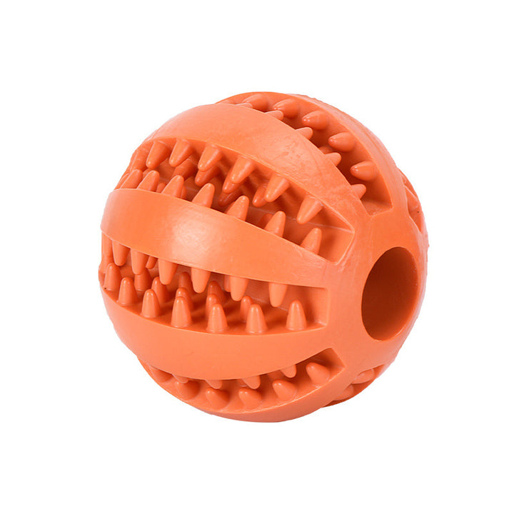 VZZ Natural Rubber Dog Chew Toy Interactive Treat Ball 5cm Extra-Tough Toy Image 9