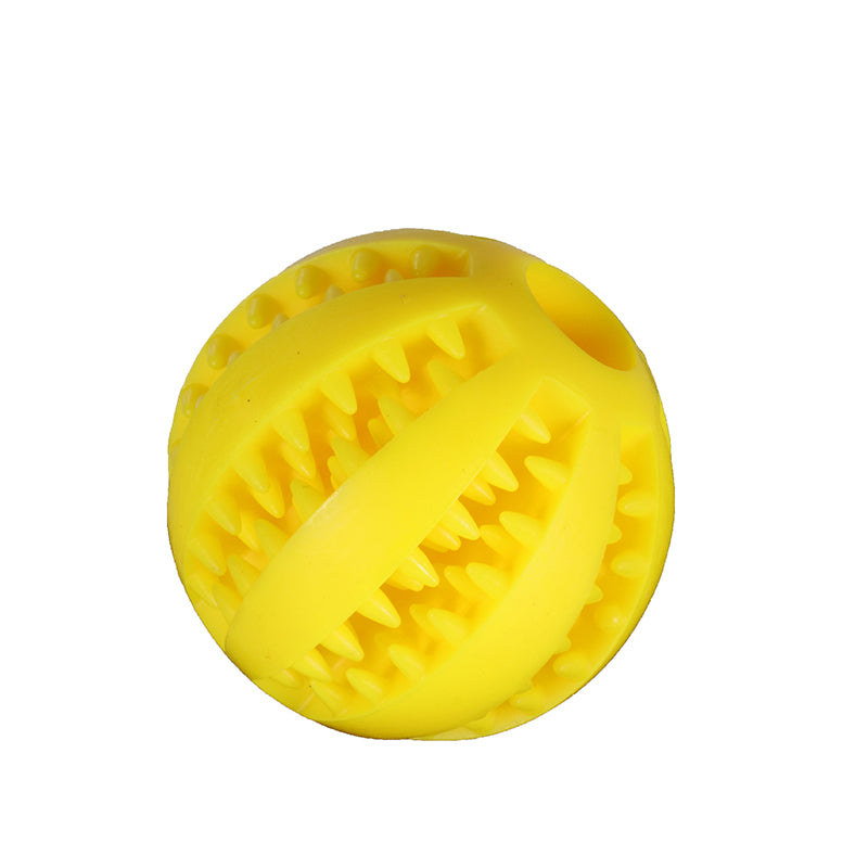 VZZ Natural Rubber Dog Chew Toy Interactive Treat Ball 5cm Extra-Tough Toy Image 11