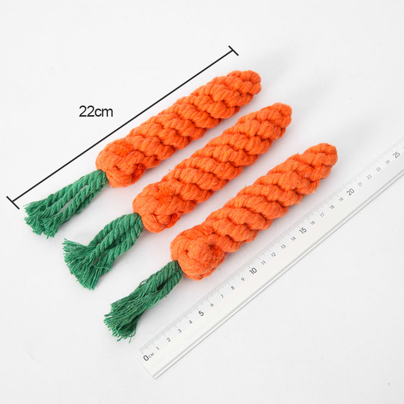 Durable Cotton Rope Dog Chew Toy Cartoon Animal Molar Cleaning Puppy Toy 22cm Image 6