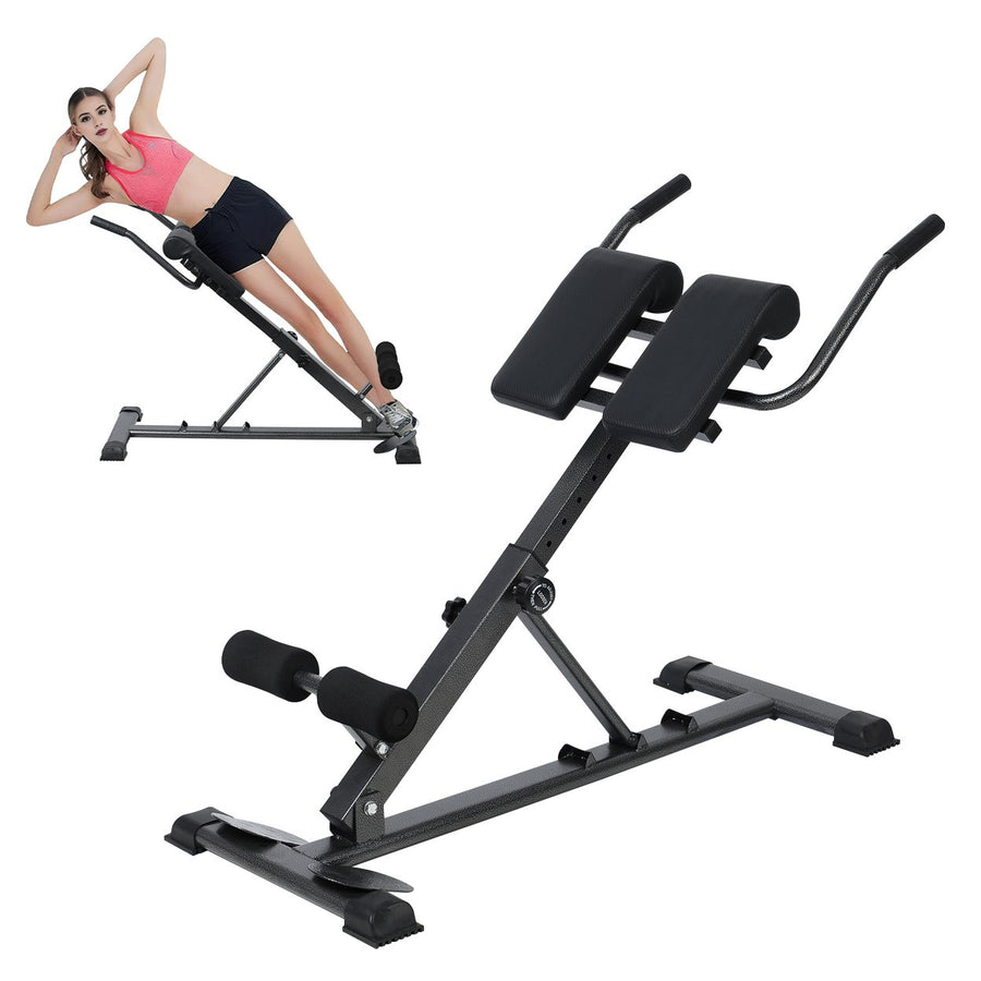 Back Extension Bench Hyperextension Roman Chair Abdominal Exercise Waist Extension Workout Buttocks Machine Sit Up Gym Image 1