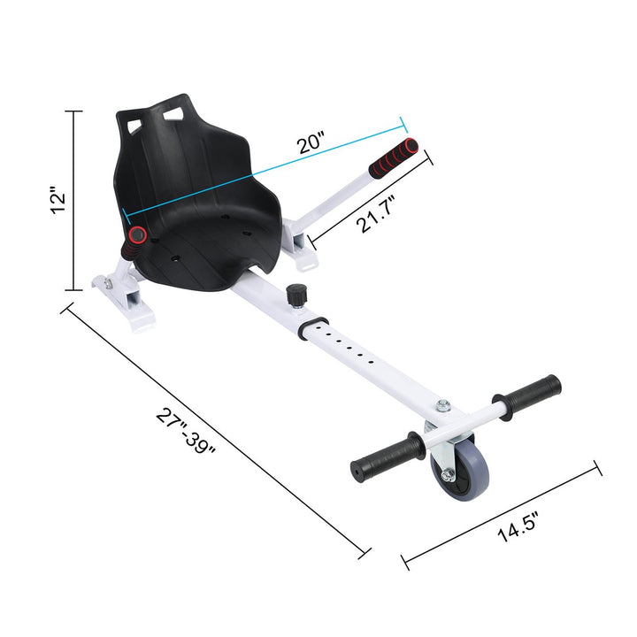 Hoverboards Seat Go Kart Attachment Accessory for Self Balancing Scooter Fit for 6.5-10inch Hoverboards Image 6