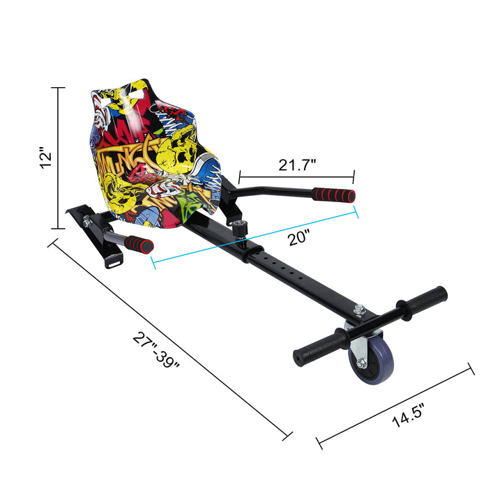 Hoverboards Seat Go Kart Attachment Accessory for Self Balancing Scooter Fit for 6.5-10 Hoverboards Image 10