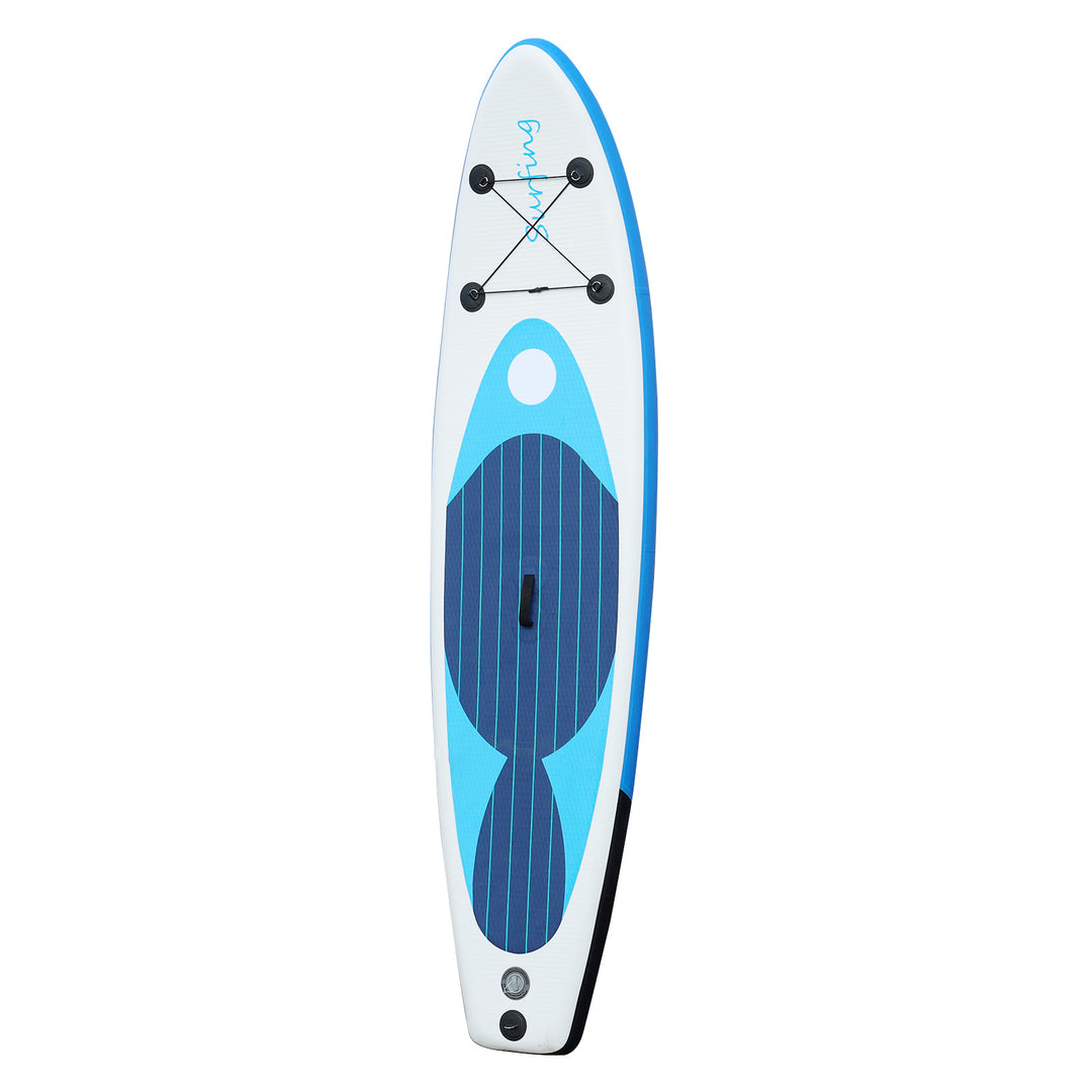 Inflatable Stand Up Adult Paddle Board Single Layer PVC Paddle Board with Carry Bag Hand Pump Retractable Propeller Image 2