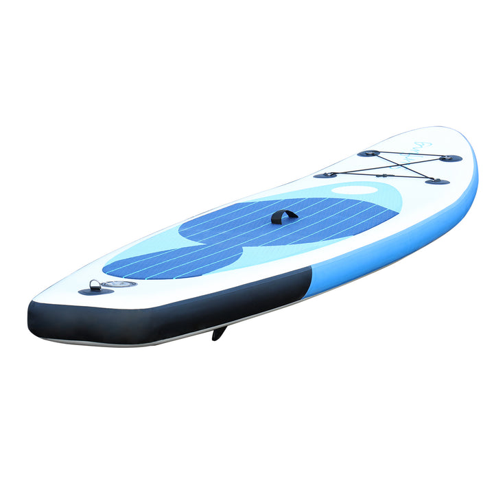 Inflatable Stand Up Adult Paddle Board Single Layer PVC Paddle Board with Carry Bag Hand Pump Retractable Propeller Image 4