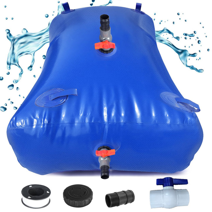 150x100x70cm Large Capacity Water Storage Tank Emergency Water Bladder Tank Foldable Portable Rainwater Bag for Drought Image 1