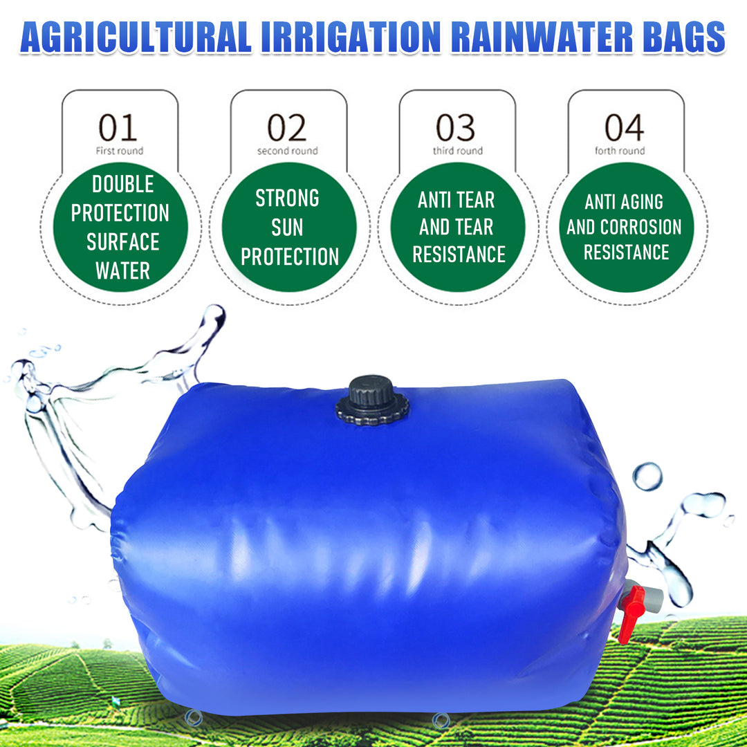 150x100x70cm Large Capacity Water Storage Tank Emergency Water Bladder Tank Foldable Portable Rainwater Bag for Drought Image 8