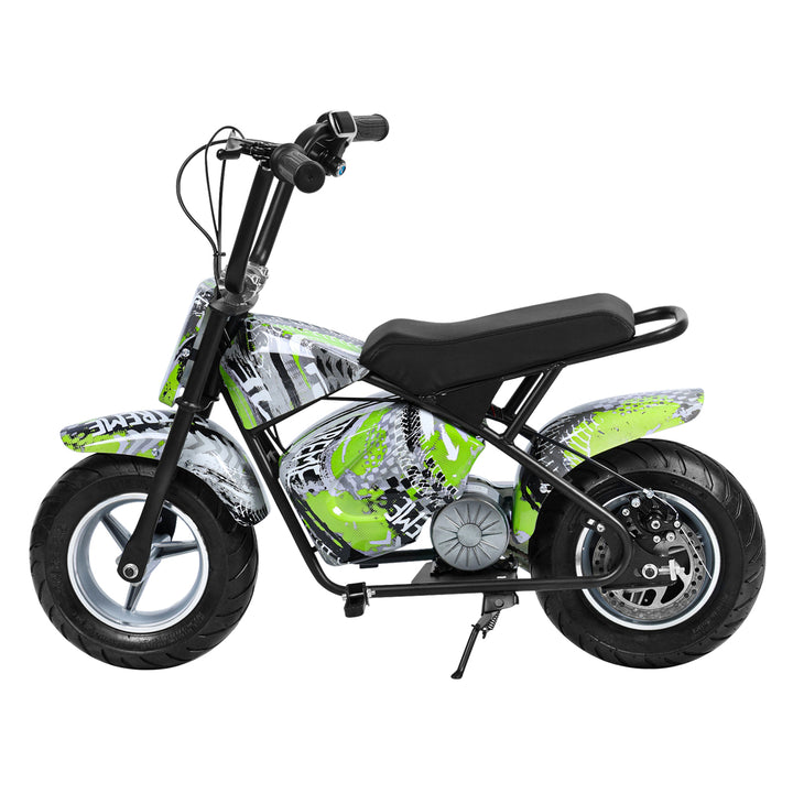 24V Kids Electric Dirt Bike 250W Off-Road Bike Motocross Powerful Motorcycle with 13.67MPH Fast Speed Rubber Tires Twist Image 2