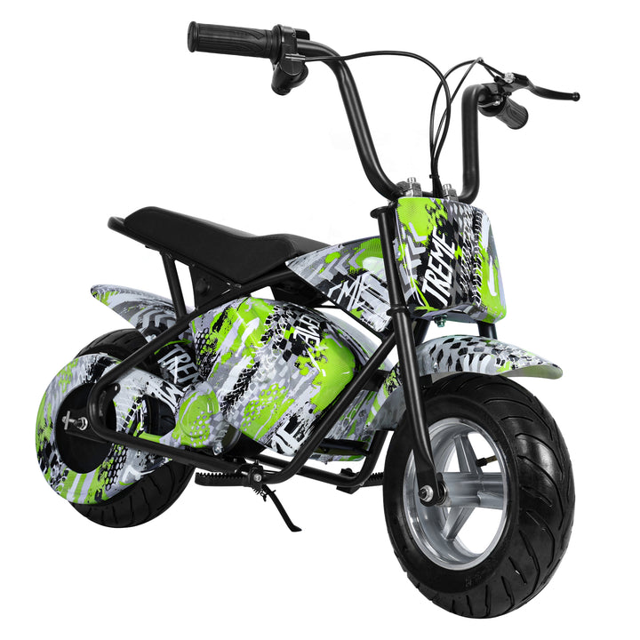 24V Kids Electric Dirt Bike 250W Off-Road Bike Motocross Powerful Motorcycle with 13.67MPH Fast Speed Rubber Tires Twist Image 3