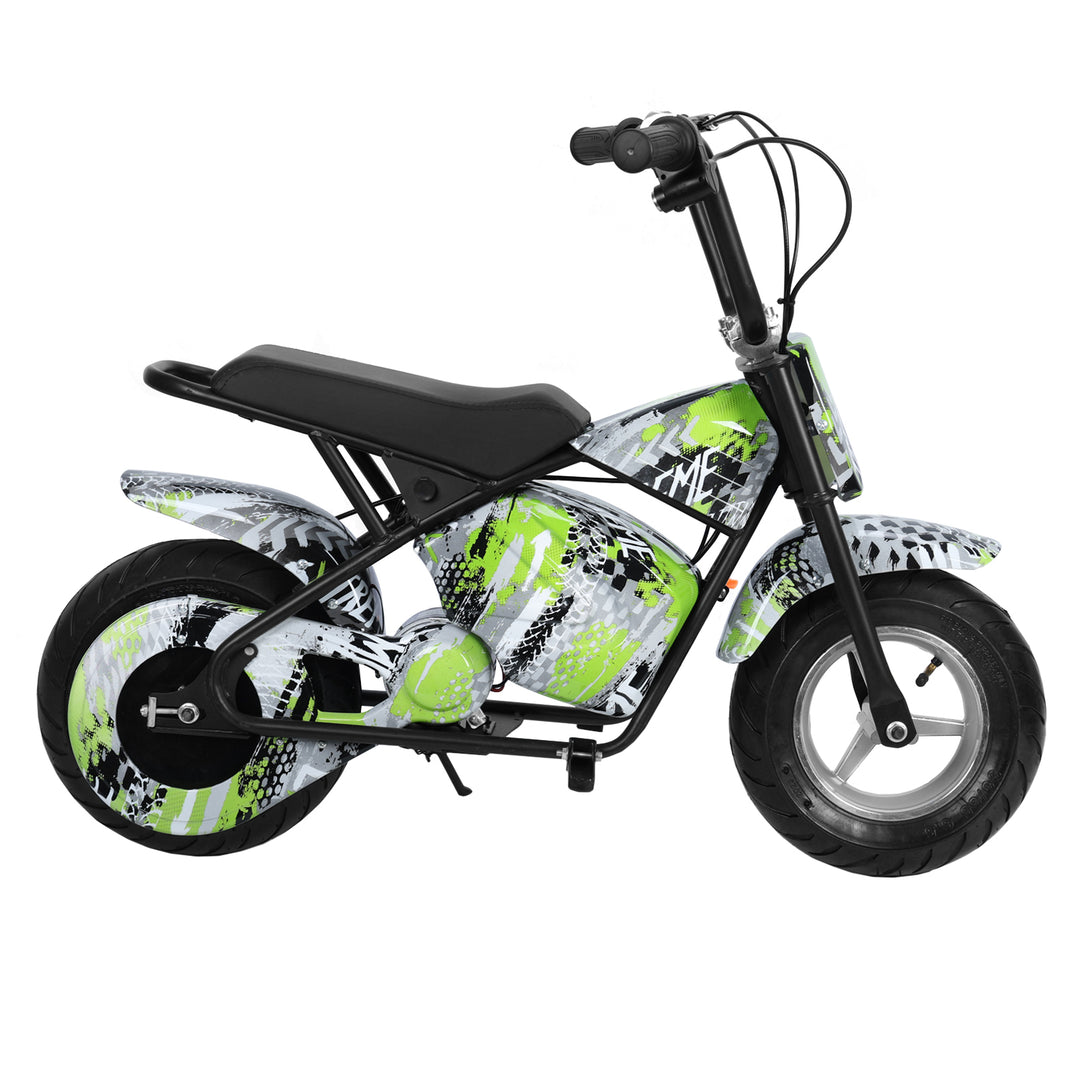 24V Kids Electric Dirt Bike 250W Off-Road Bike Motocross Powerful Motorcycle with 13.67MPH Fast Speed Rubber Tires Twist Image 4