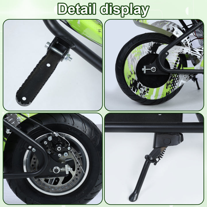 24V Kids Electric Dirt Bike 250W Off-Road Bike Motocross Powerful Motorcycle with 13.67MPH Fast Speed Rubber Tires Twist Image 12