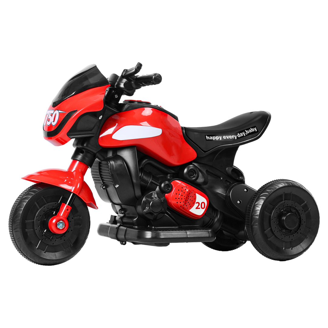 Kids Electric Motorcycle Ride-on Car Toy 3-Wheel Battery Powered Motorbike for Kids 1-6 Years Old Bluetooth-compatible Image 1