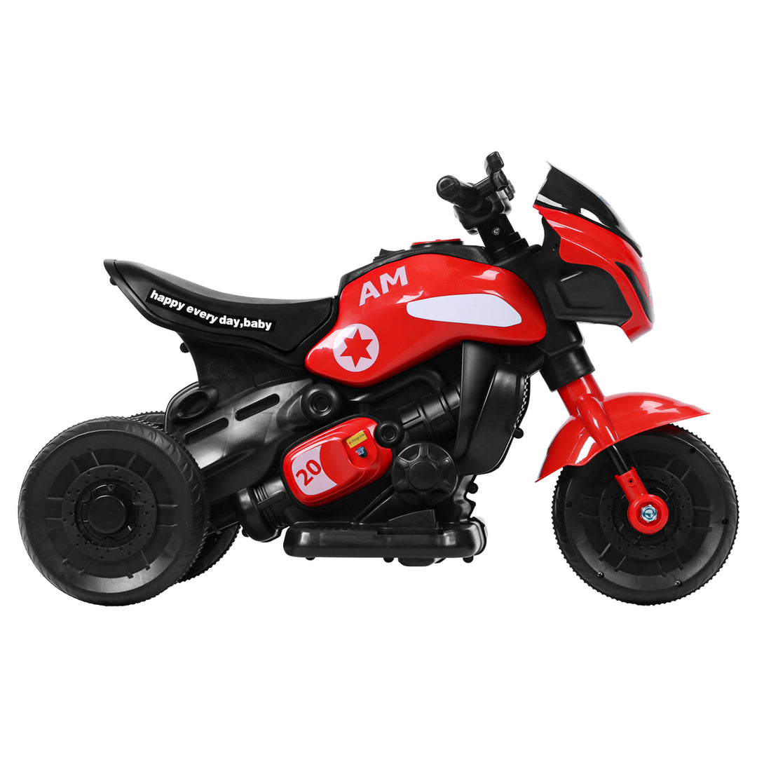 Kids Electric Motorcycle Ride-on Car Toy 3-Wheel Battery Powered Motorbike for Kids 1-6 Years Old Bluetooth-compatible Image 2