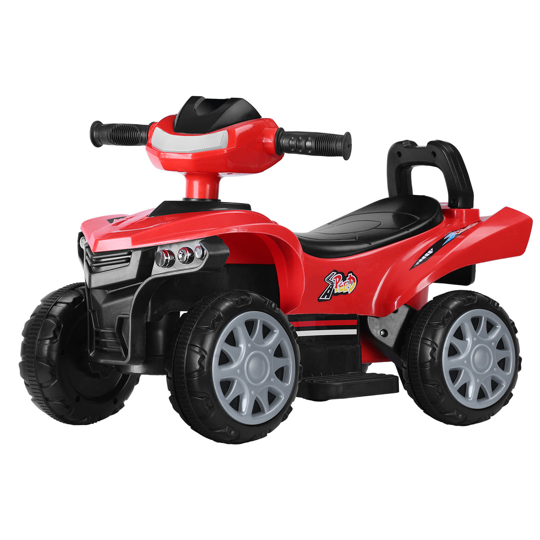 61cm 6V Kids Ride On Car 4-Wheels Quad ATV Play Car Electric Car 1.8MPH Max Speed Treaded Tires Rubber Handles Image 3