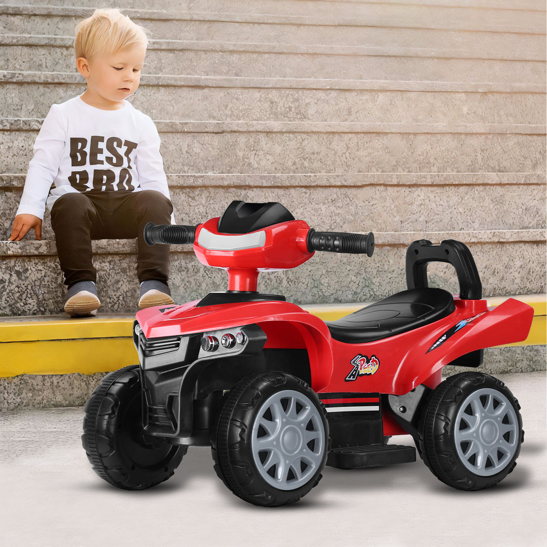 61cm 6V Kids Ride On Car 4-Wheels Quad ATV Play Car Electric Car 1.8MPH Max Speed Treaded Tires Rubber Handles Image 9