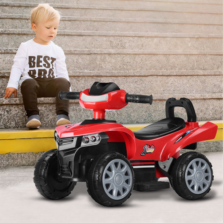 61cm 6V Kids Ride On Car 4-Wheels Quad ATV Play Car Electric Car 1.8MPH Max Speed Treaded Tires Rubber Handles Image 9