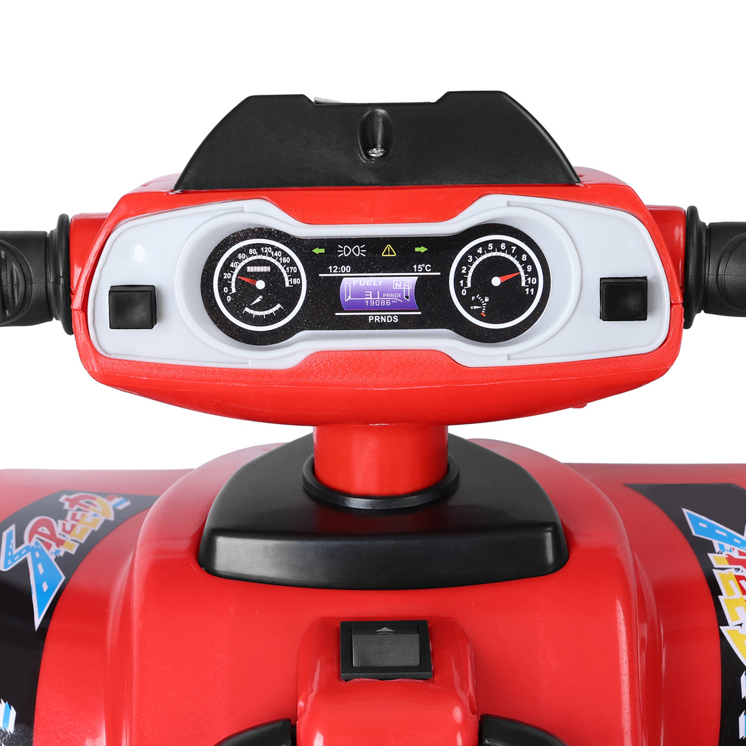 61cm 6V Kids Ride On Car 4-Wheels Quad ATV Play Car Electric Car 1.8MPH Max Speed Treaded Tires Rubber Handles Image 11