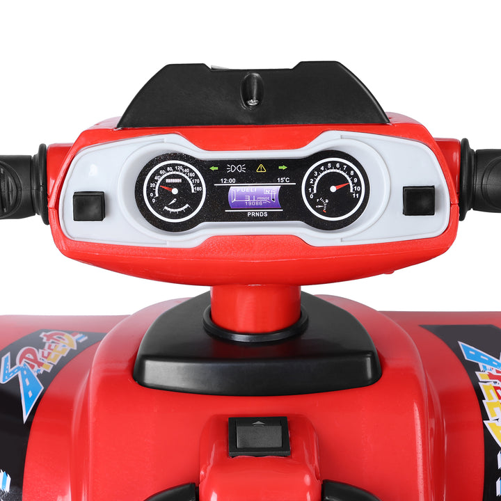 61cm 6V Kids Ride On Car 4-Wheels Quad ATV Play Car Electric Car 1.8MPH Max Speed Treaded Tires Rubber Handles Image 11