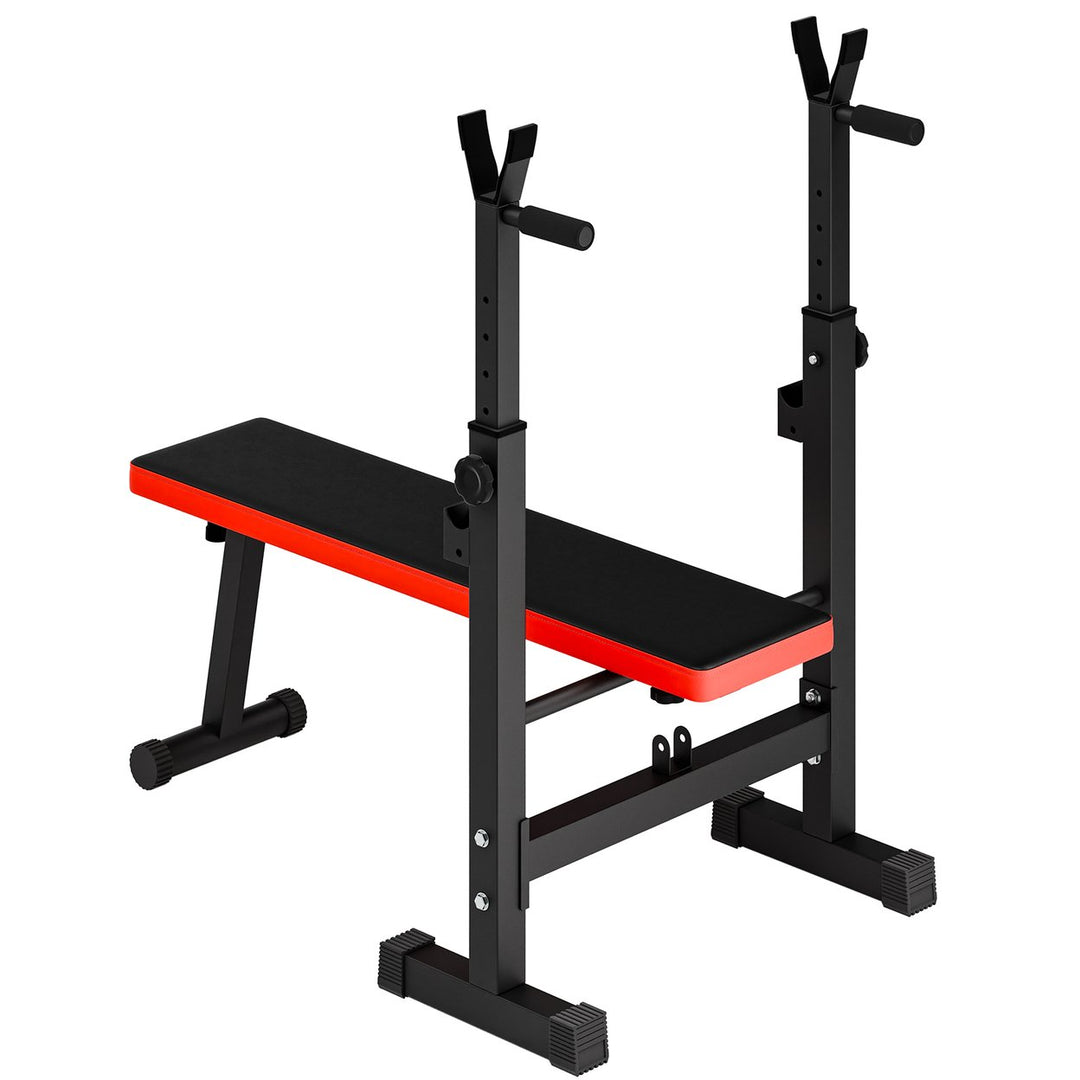 Bench Press Rack Adjustable Weight Bench with Barbell Rack Weight Lifting Bench Press for Home Gym Strength Training Image 2