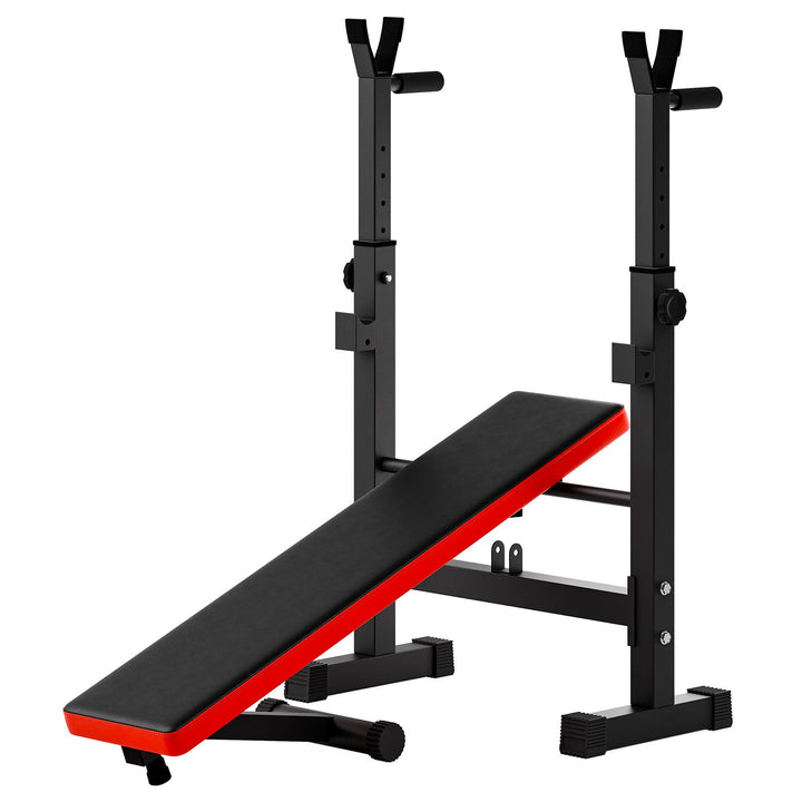 Bench Press Rack Adjustable Weight Bench with Barbell Rack Weight Lifting Bench Press for Home Gym Strength Training Image 3