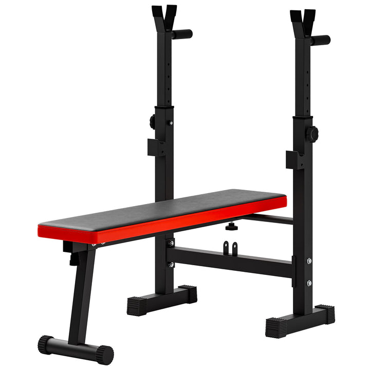 Bench Press Rack Adjustable Weight Bench with Barbell Rack Weight Lifting Bench Press for Home Gym Strength Training Image 7