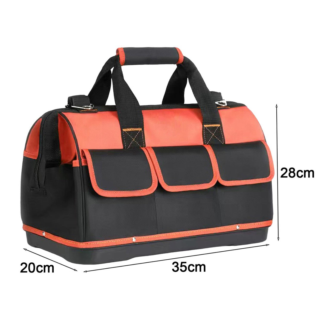 Portable Tool Box Organizer Storage Bag Large Capacity Waterproof Fabric Tactical Tote Bag with Adjustable Shoulder Image 6