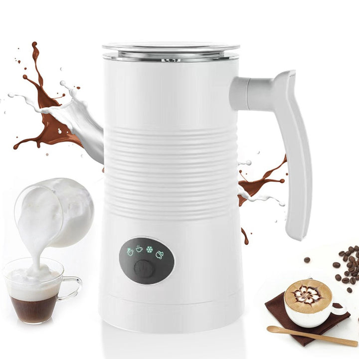 Electric Milk Frother Automatic Warm Cold Foam Maker Low Noise Dishwasher Safe Easy to Clean Coffee Hot Chocolate Maker Image 1