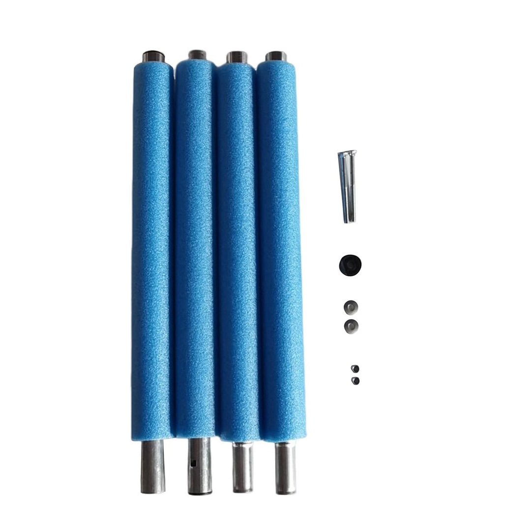 4Pcs 1.76/1.96M Trampoline Pole Anti-collision Trampoline Steel Tube Enclosure Foam Upright Rod Universal Trampoline Image 4