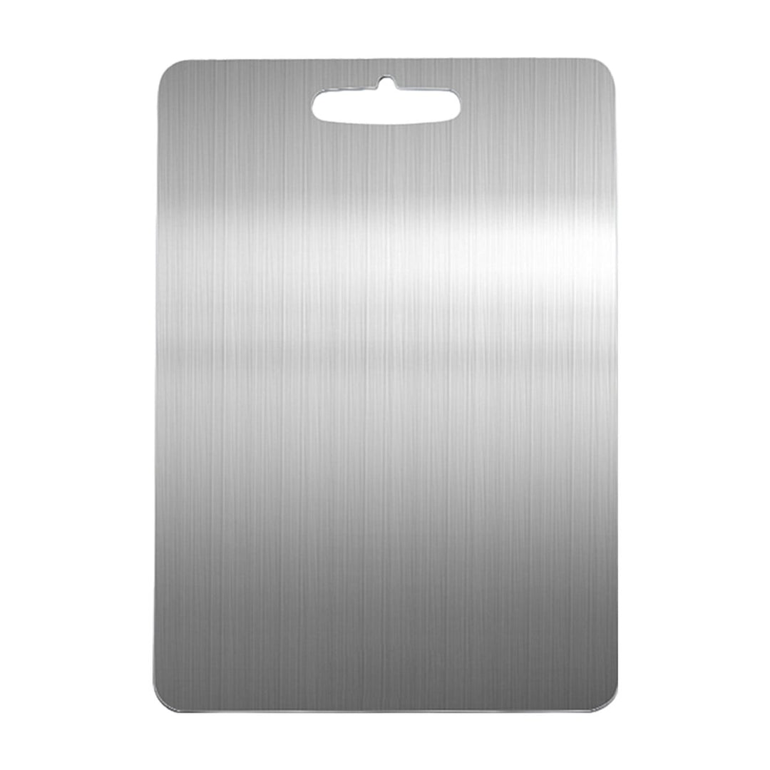 Stainless Steel Cutting Board Heavy Duty Chopping Board Non-Slip Design Easy to Clean Surface Scratch-Resistant Kitchen Image 4